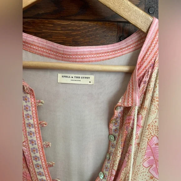 Spell and the Gypsy Collective Poinciana midi dress, size Xs - Picture 4 of 6